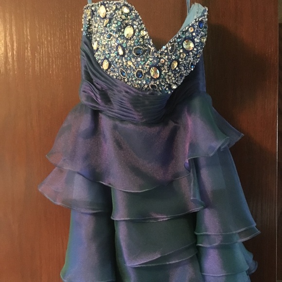HOMECOMING DRESS - Blue - Picture 2 of 7